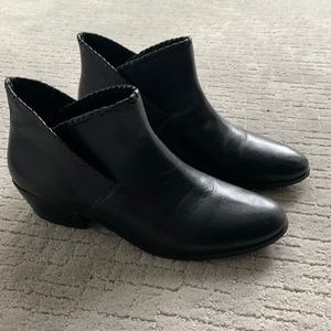 Jack Rogers black ankle boots